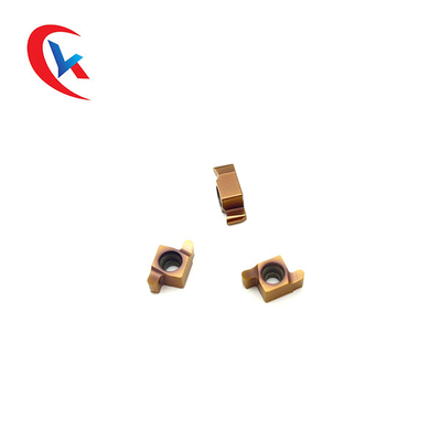 8GR-R PVD Coaing 10 ένθετα ανά συσκευασία συμβατά με μηχανές CNC Ένθετα με αυλάκωση καρβιδίου