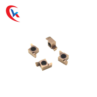 9GR-R PVD Coaing 10 ένθετα ανά συσκευασία συμβατά με μηχανές CNC Ένθετα με αυλάκωση καρβιδίου