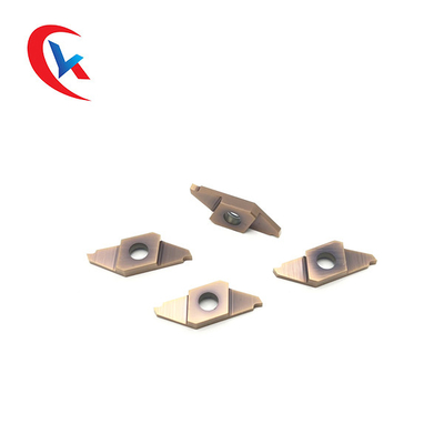 TKF16L200-S16 για το περιστροφικό πλάτος 1.03.0mm επίστρωμα ProcessingCarbide αυλακώσεων τόρνων PVD που αυλακώνει τα ένθετα