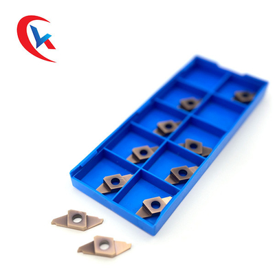 TKF16R200-S16 για το περιστροφικό πλάτος 1.03.0mm επίστρωμα ProcessingCarbide αυλακώσεων τόρνων PVD που αυλακώνει τα ένθετα