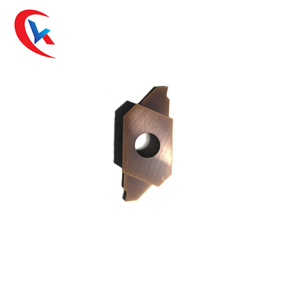 CNC τέμνουσα αυλάκωση καρβίδιο 35 - 50 HRC χάλυβα εργαλείων ενθέτων καρβιδίου βολφραμίου μηχανών που αυλακώνει τα ένθετα